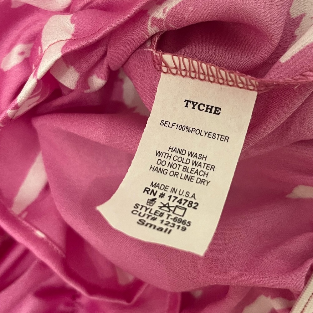 Tyche Pink Ruffle Off-Shoulder Blouse - Picture 7 of 8